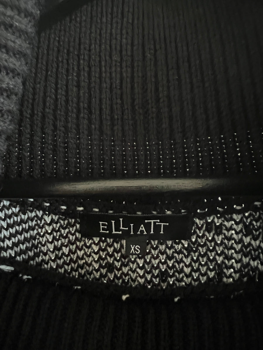 Elliatt Black Sleeveless Turtleneck Knit Sweater - XS
