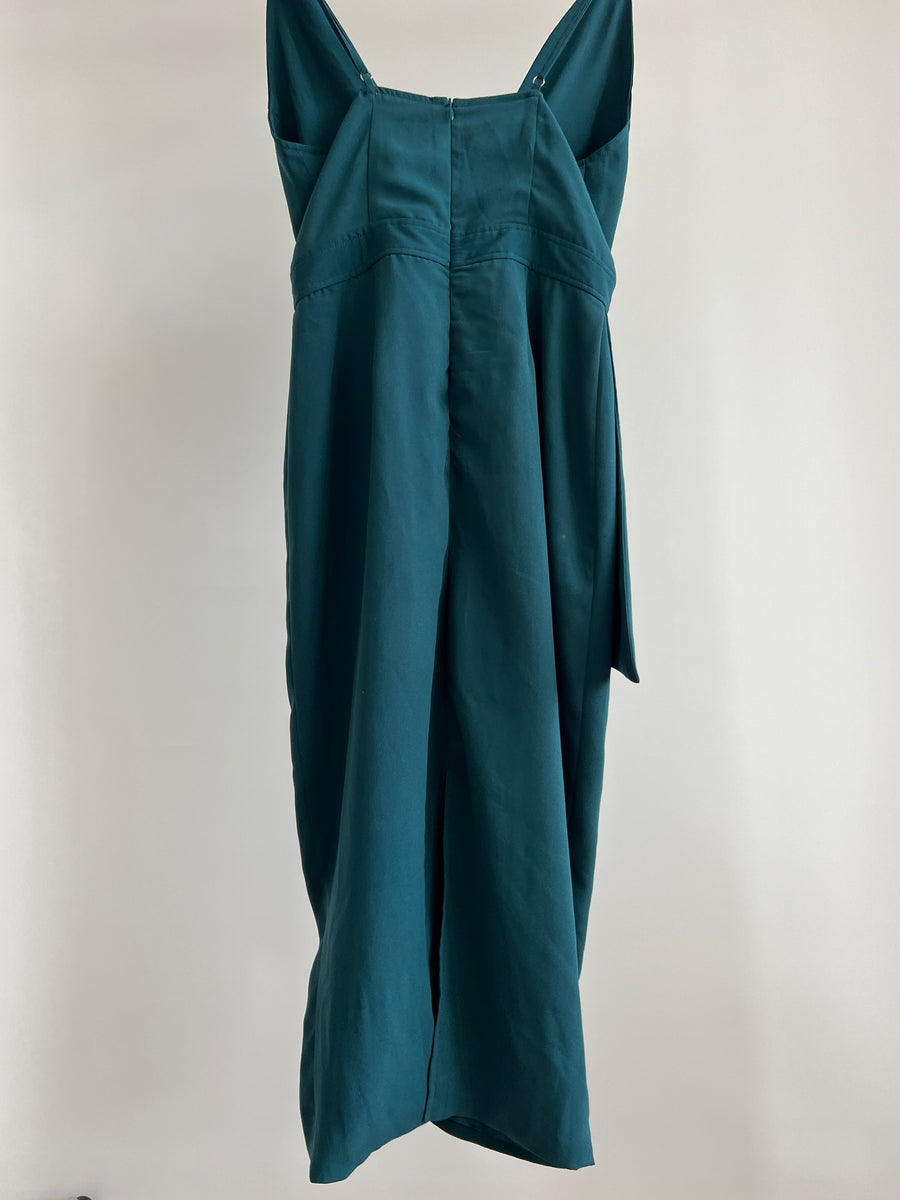 Maurie & Eve Topaz Green Midi Dress - Size 8