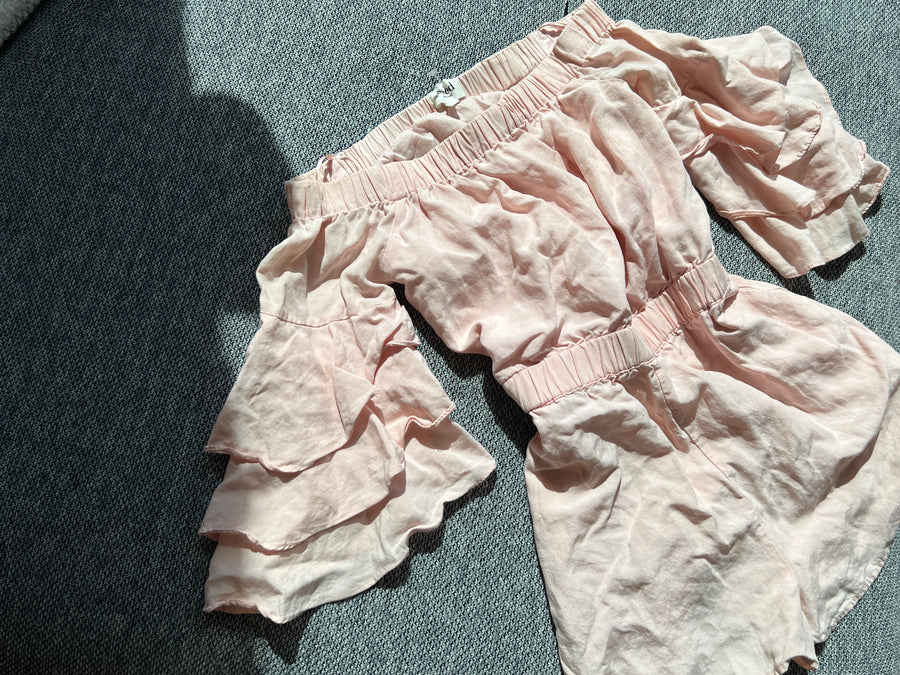 Seed Heritage baby pink pastel jumpsuit playsuit romper - size S