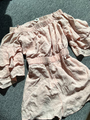Seed Heritage baby pink pastel jumpsuit playsuit romper - size S