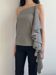 Maurie & Eve vintage asymmetric avant-garde top - Size AU 6