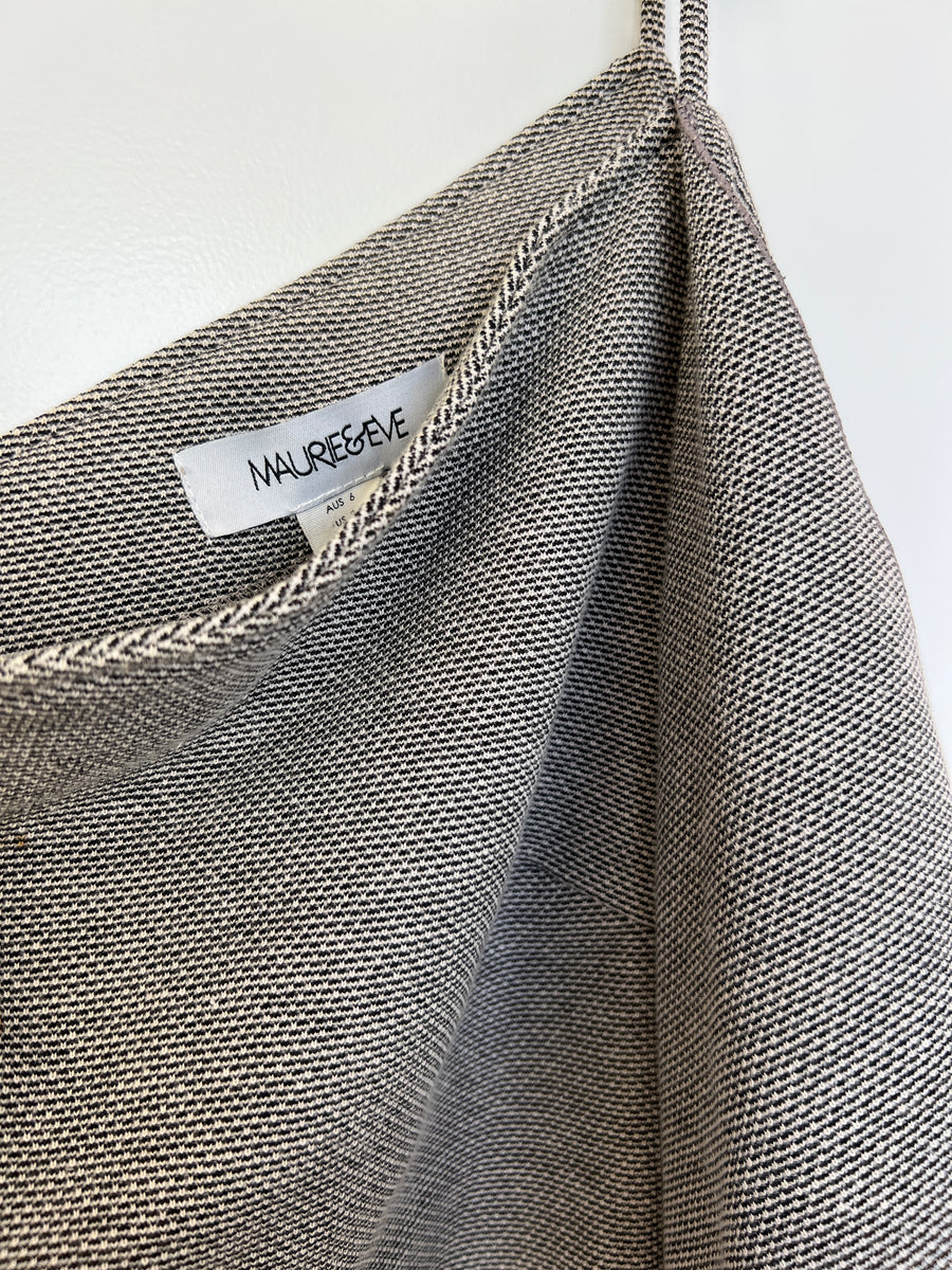 Maurie & Eve vintage asymmetric avant-garde top - Size AU 6