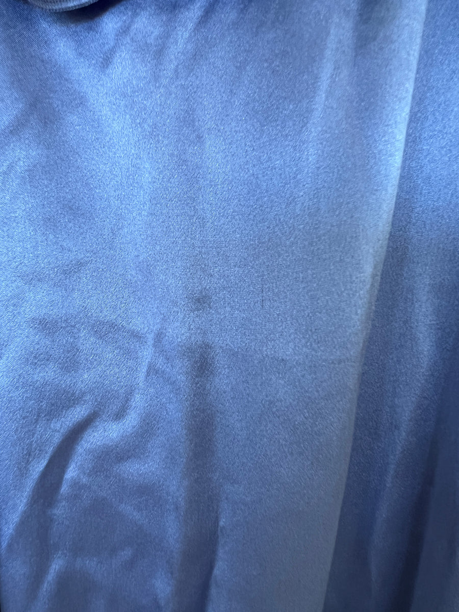 Marcs 100% silk blue silky dress - AU 8