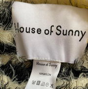 House of Sunny black and cream sweater - UK 8