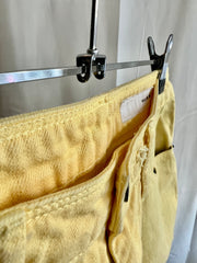 Sass & Bide yellow denim jean shorts - 28”