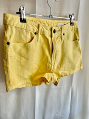 Sass & Bide yellow denim jean shorts - 28”