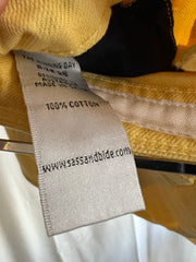 Sass & Bide yellow denim jean shorts - 28”