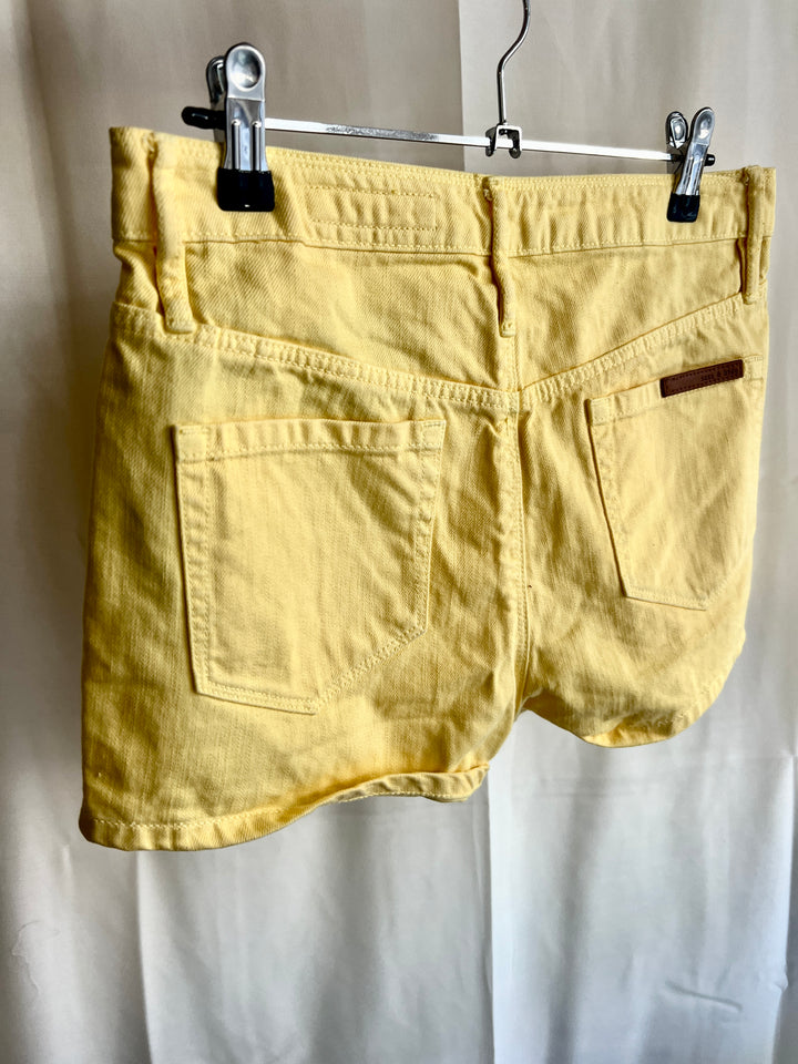 Sass & Bide yellow denim jean shorts - 28”