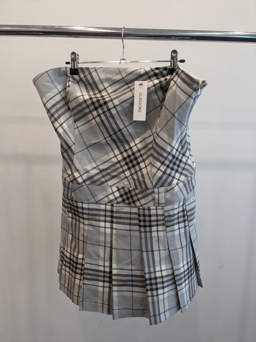 Glassons Lunar Check Mini Dress - AU 14