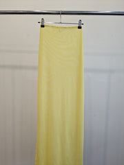 Meshki Yellow Mesh Skirt Sarong - XXL