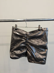 SKIMS Silver Metallic Shorts - L