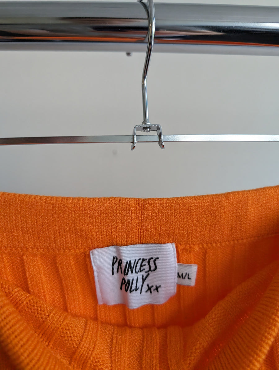 Princess Polly Orange Olia Mini Dress - M/L