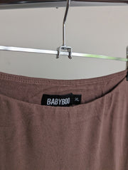 Babyboo Brown Tube Top & Maxi Skirt - XL