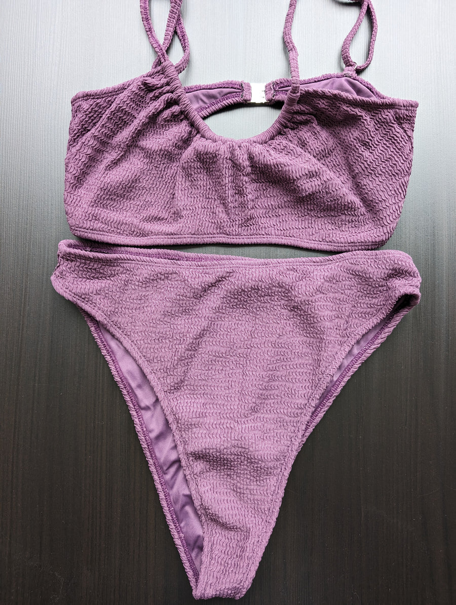 TJ SWIM Purple Bikini Set - XL