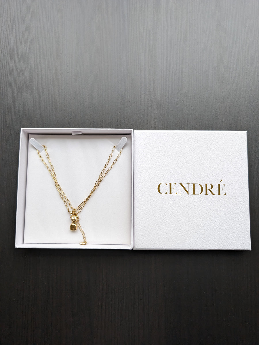 Cendre Gold Body Charm Necklace