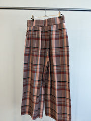 Zimmermann Pink Plaid Pants - Size 1