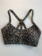 ROCKWEAR Beige Leopard Sports Bra - Au 8