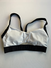 lilybod White And Black Sports Bra - S