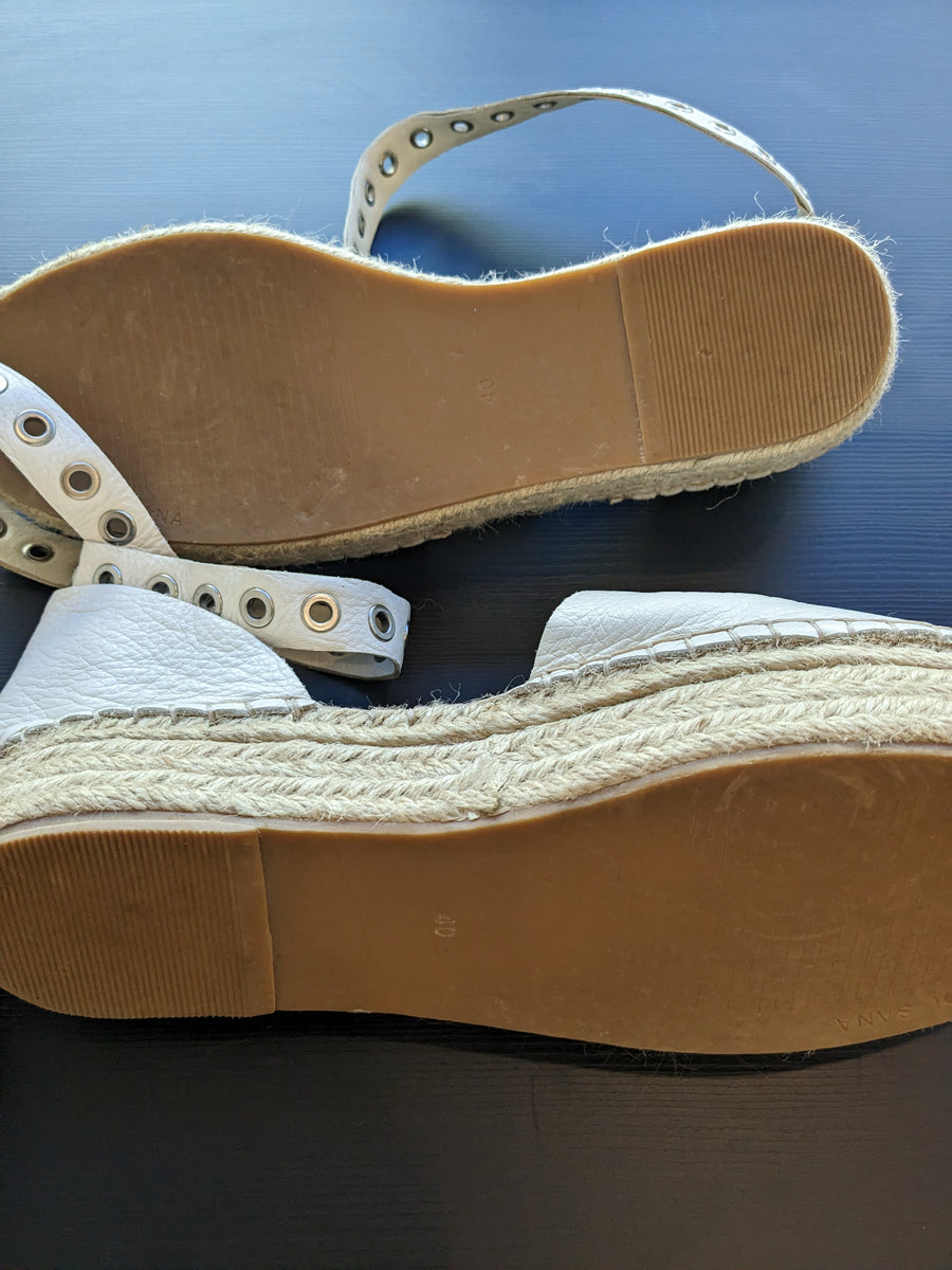 Sol Sana White Espadrilles - 40