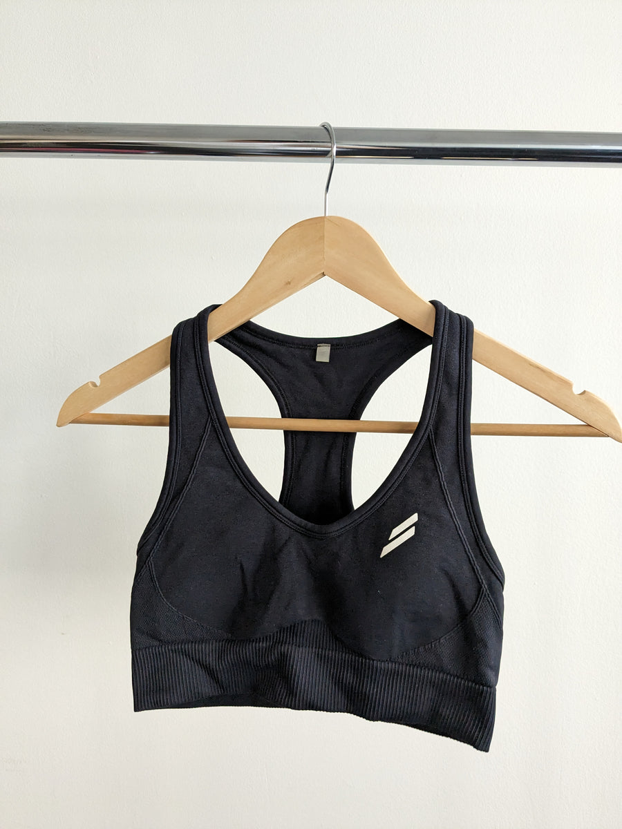 do you even Black Sports Bra - M