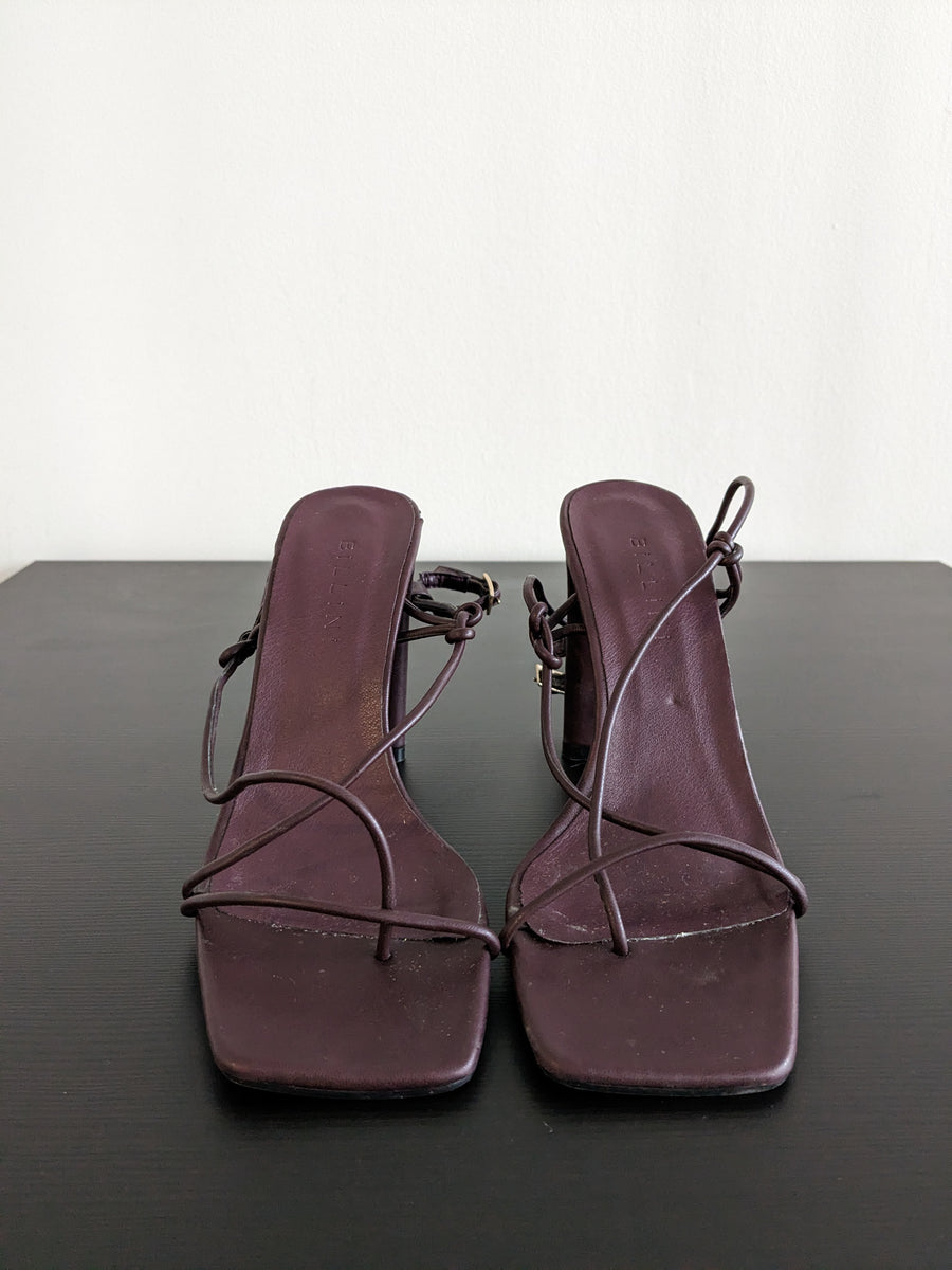 billini Cherry Brown Heels - 7