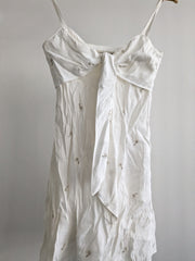 The East Order White Dandelion Mini Dress - XS