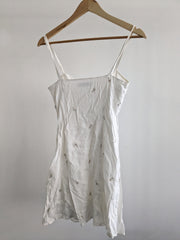 The East Order White Dandelion Mini Dress - XS