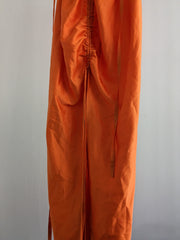 K Orange Side Slit Dress - Likely XS-S