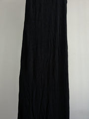 23rd & Maddison Black Ribbed Sleeveless Maxi Dress - S