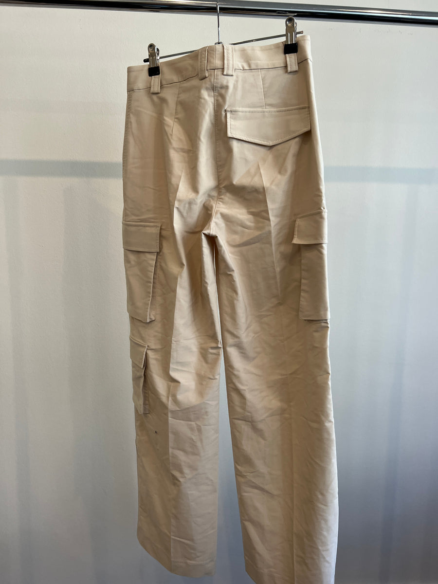 H&M Nude Pocket Pants - Eu 34, 160/64A