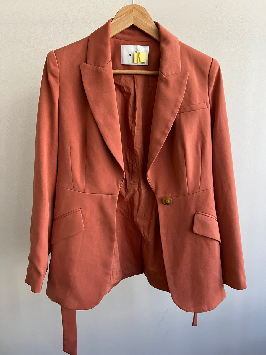 Sheike Burnt Orange Blazer - AU 6