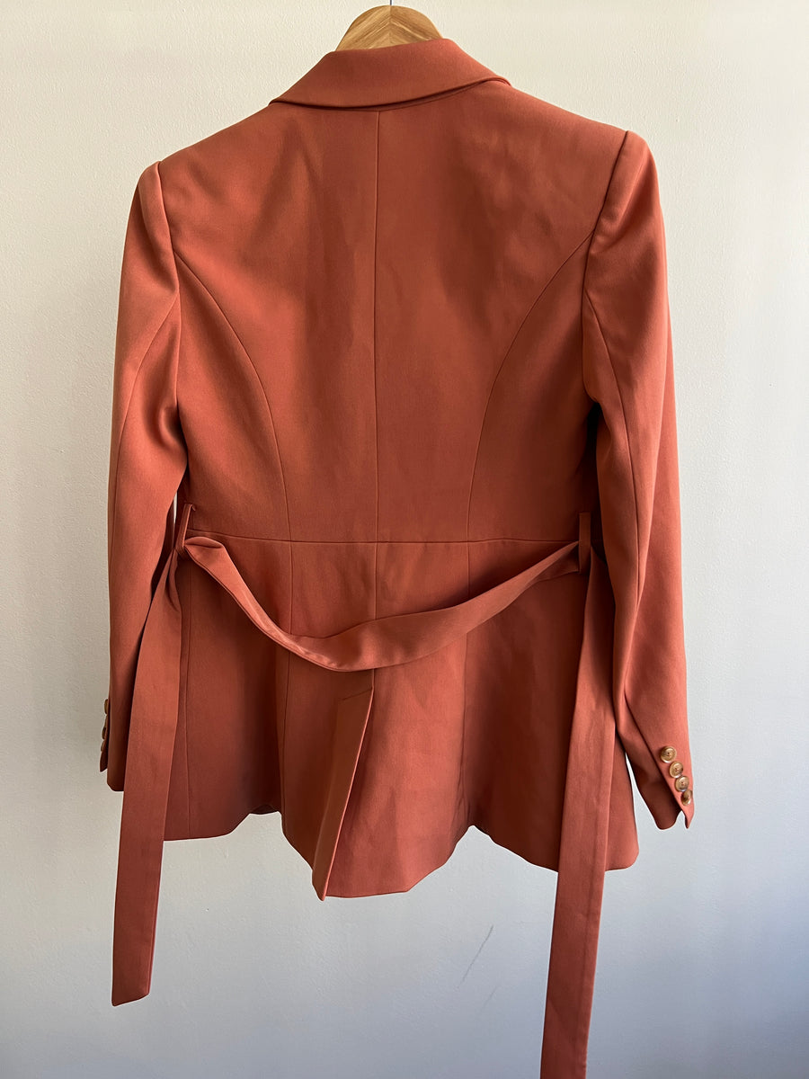 Sheike Burnt Orange Blazer - AU 6