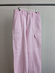 Zara Pink Cargo Jeans - EU 36