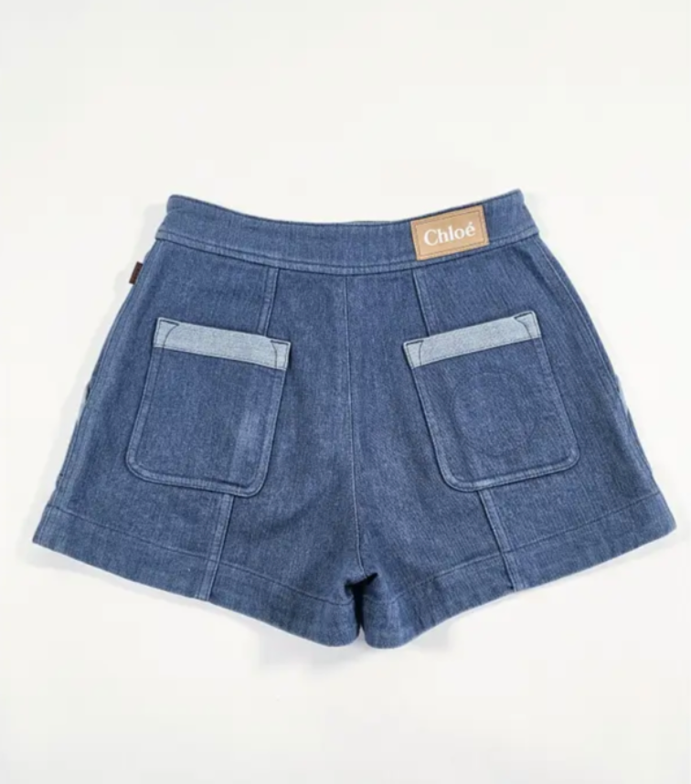 Chloe Denim Bermuda Shorts - 34 IT