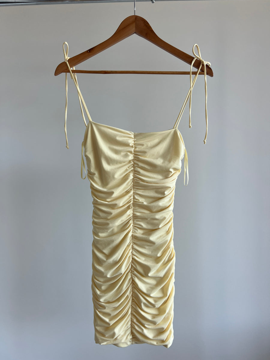 Bec + Bridge Yellow Mini Dress - AU 6