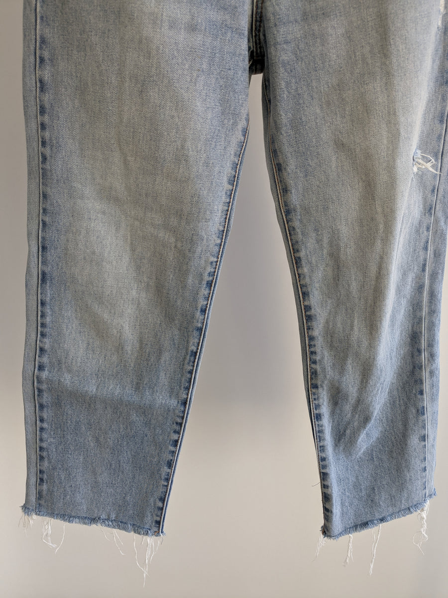 Abrand Jeans Blue Denim Venice Straight Leg Jeans - AU 6/24"