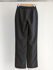 Club London Black 'Take Your Time' Straight Leg Pants - AU 6