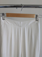 Kookai White Straight Leg Trousers - Size 34 (AU 6)