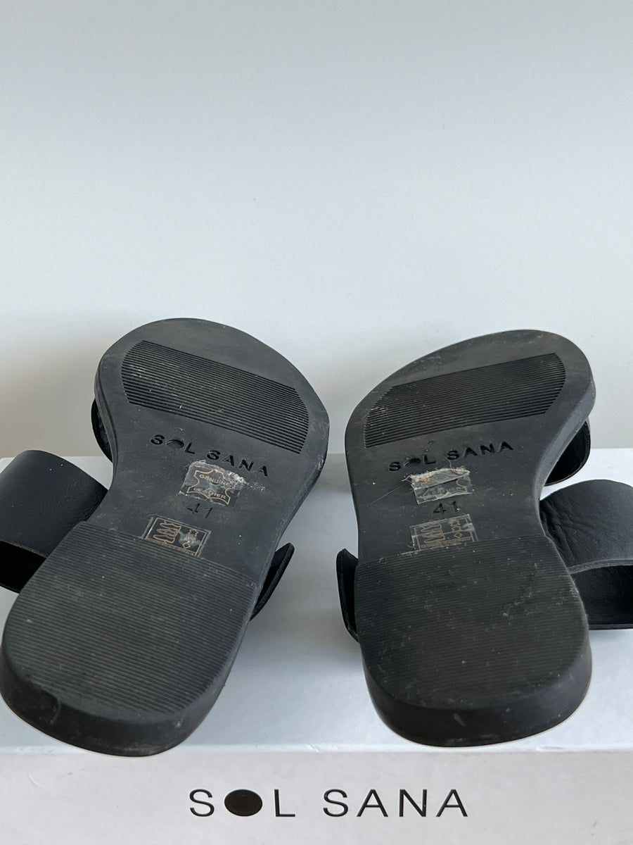 Sol Sana Black Flats - 41