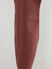 Glassons Marron Slimfit Bodyfit Midi Skirt - XS