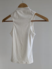 Superdown White Unique Sleeveless Top - XS