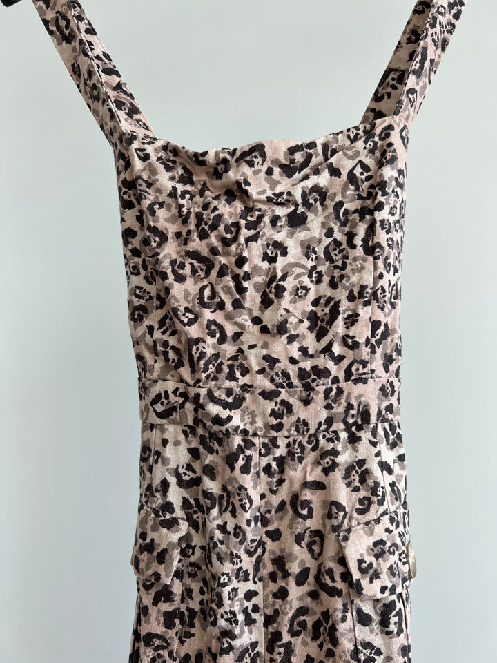 Pasduchas Tiger Print Jumpsuit - Size AU 8