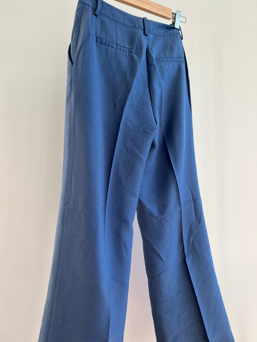 Camilla and Marc Dusty Blue Flayed Pants - AU 6