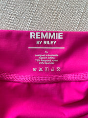 Remmie by Riley Hot Pink Sports Mini Skirt - XL