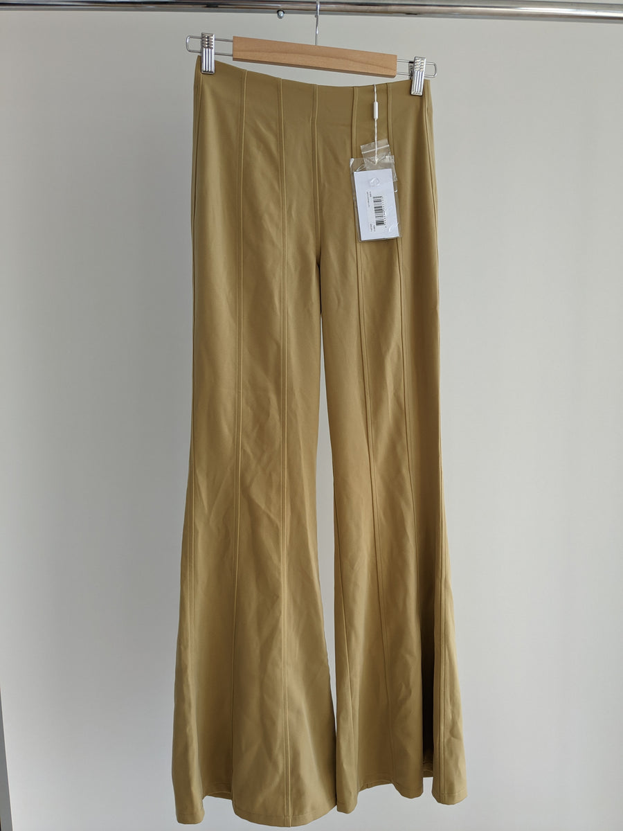 Third Form Cumin Cut Through Flare Trousers - AU 6