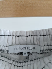 The Pilates Class White 100% Cotton Crew Neck Sweater and Pants Tracksuit Set - S (Sweater), XS (Pants)