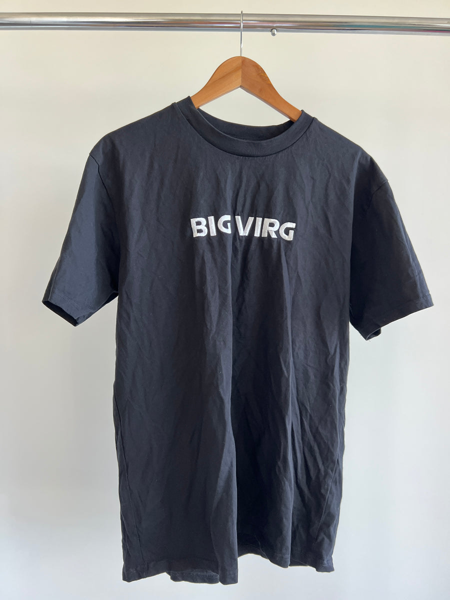 as colour Big Virg Logo Black T-Shirt - L