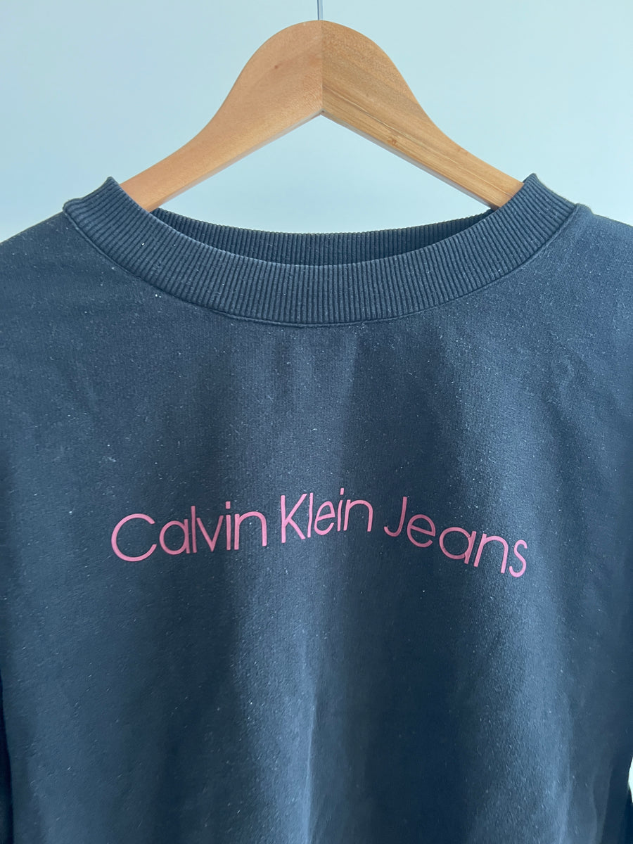 Calvin Klein Jeans Black Sweater - L