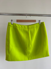 Meshki Lime Green Mini Skirt - XL