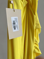 Meshki Yellow Multi-Cut Out Maxi Dress - XL